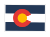 colorado State Flag helmet sticker