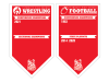 plymouth high school wrestling and football banners