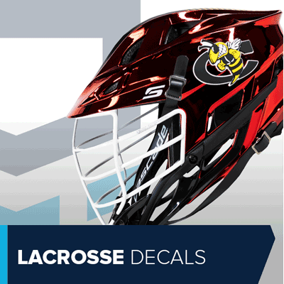 3d Decal on Cascade S Helmet by SchoolPride®