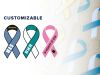 Personalized football helmet ribbons