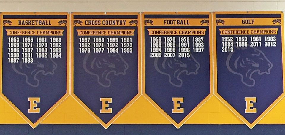 add a year banners with ghosted mascot for championships