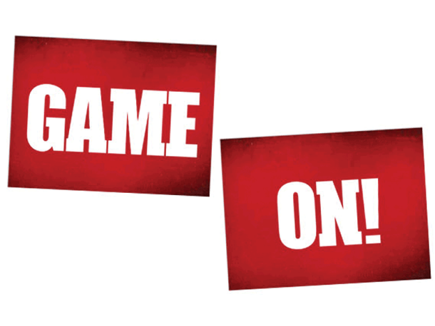 game on cheer signs