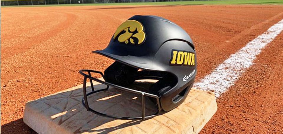 iowa 3d batting helmet decals and 2d side decals