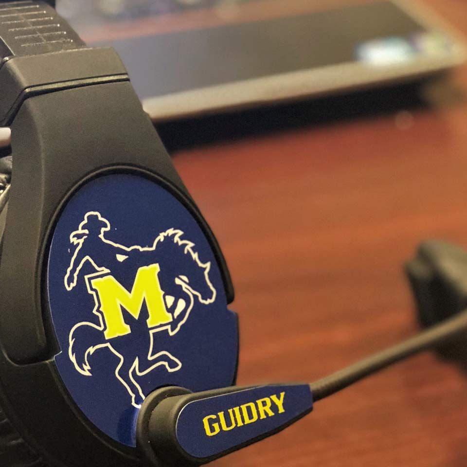 collegiate headset decals