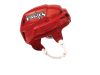 eagles ice hockey decal on red helmet