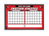 chieftain athletics 2 month calendar board