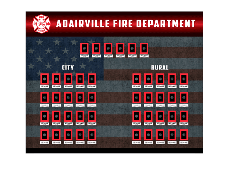adairville fire department photo board