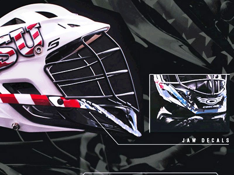 american flag jaw decal cascade s helmet