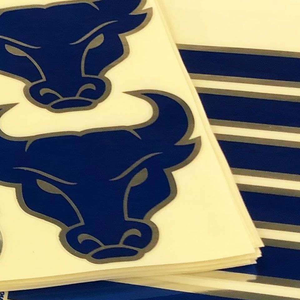 buffalo decals and stripes ready to ship