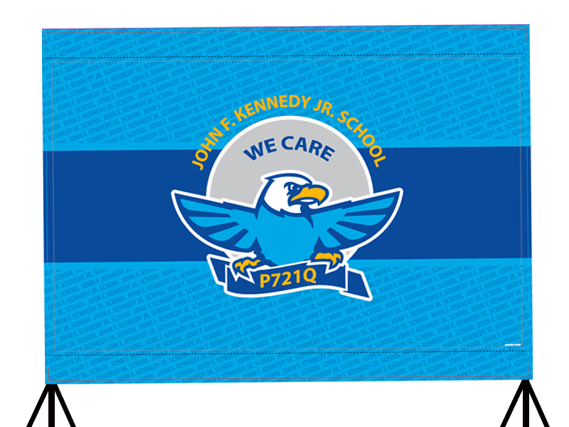 school photo backdrop NYC JFK P721Q