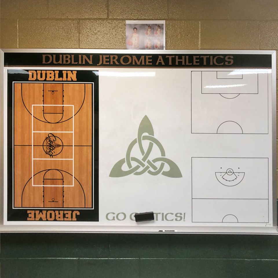 dublin jerome basketball dry erase board