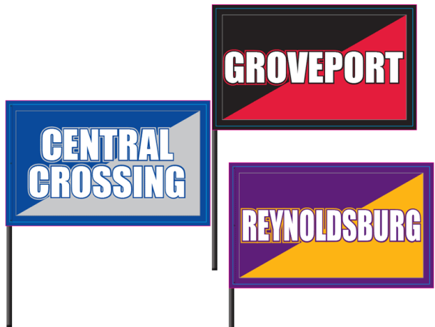 pole flags for schools and stadiums