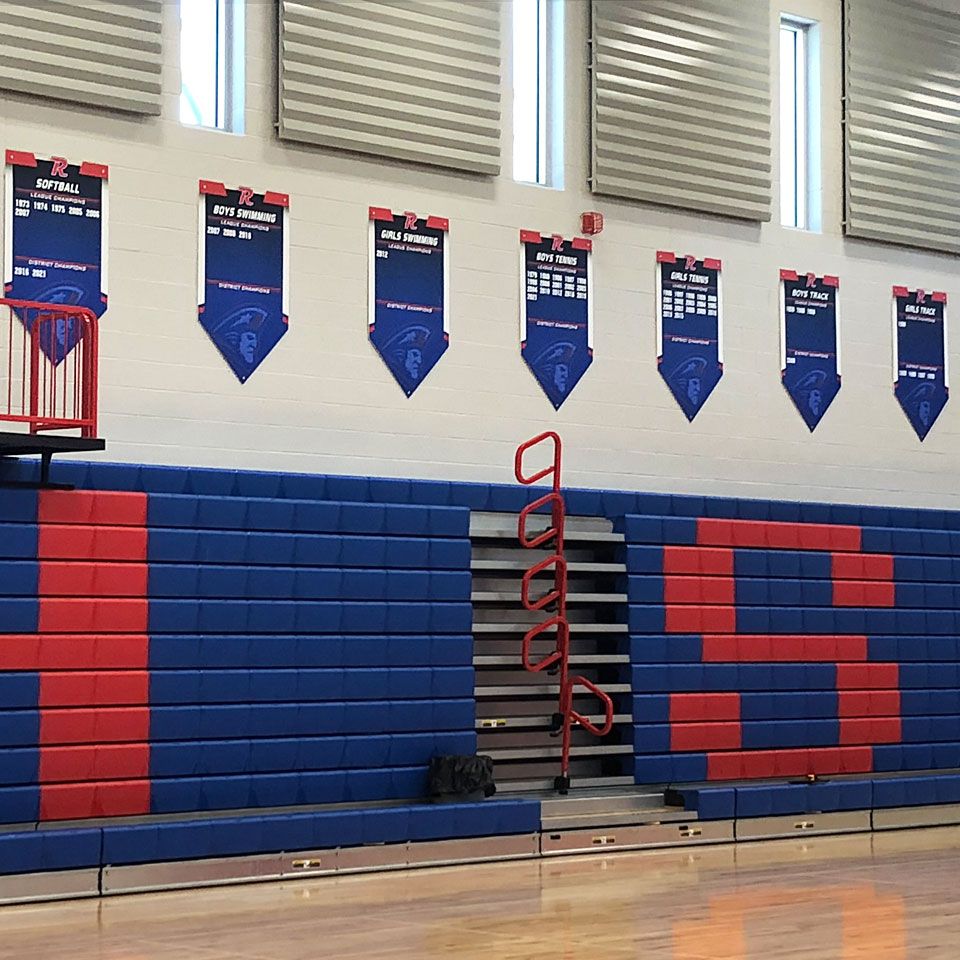 revere high school championships hard board banners