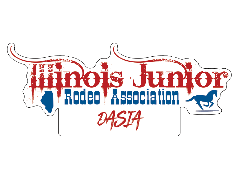 illinois junior rodeo automobile magnet