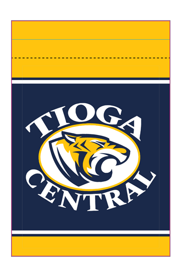 tioga central house flag