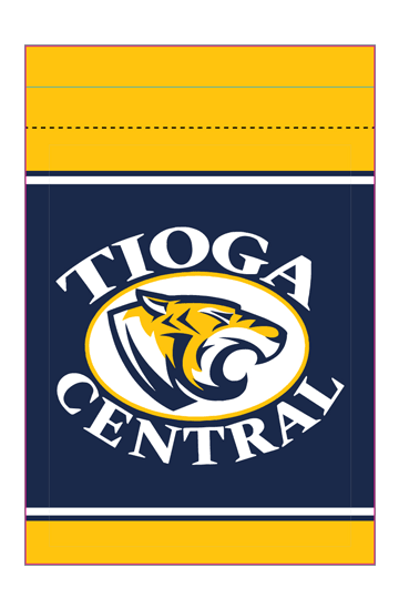 tioga central house flag