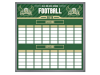 football depth chart dry erase board