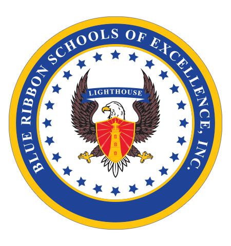 blue ribbon school symbol