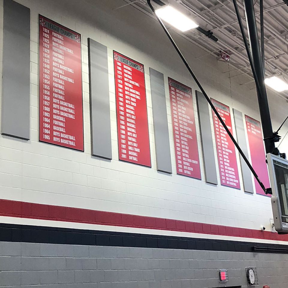 red gray add a name banners johnstown monroe high school