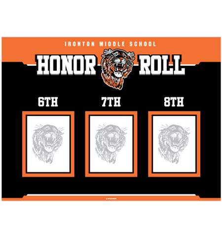 honor roll student photo board