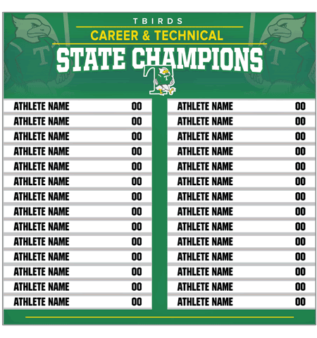roster board listing state champions