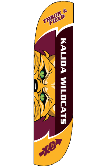 kalida wildcats cross country feather flags