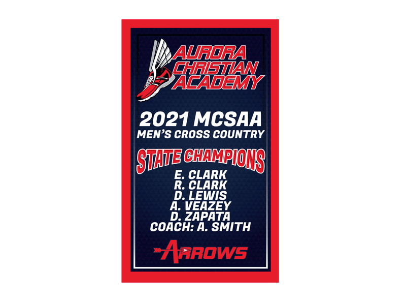 cross country team name banner