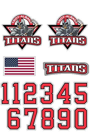 titans hockey helmet decal examples