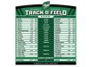 overlay track and cross country record board with die cut shape