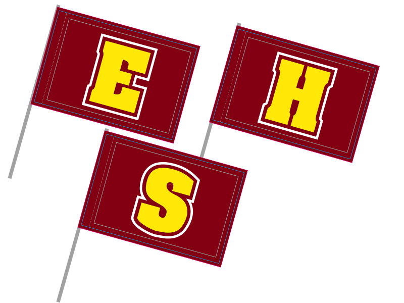 E-H-S field runner flag