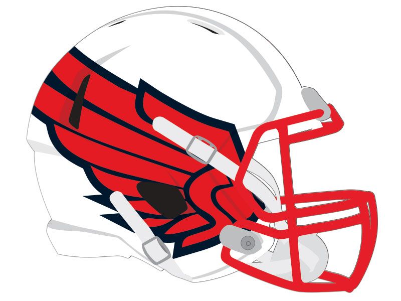 tall football wing decals