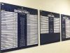 easy change record boards in blue and white for basketball bowling and wrestling