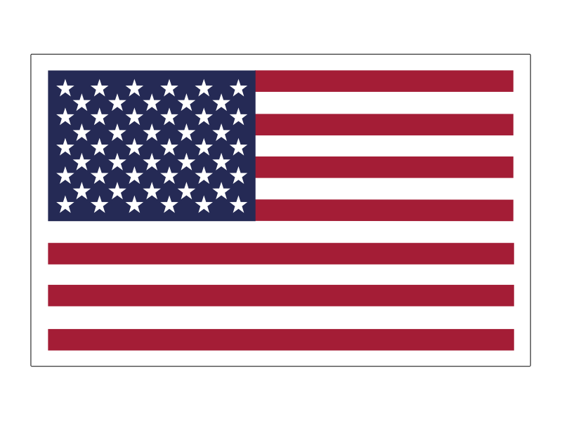 american Flag helmet decal