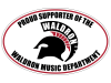 waldron music department window decal