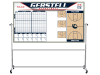mobile calendar and basketball court dry erase board