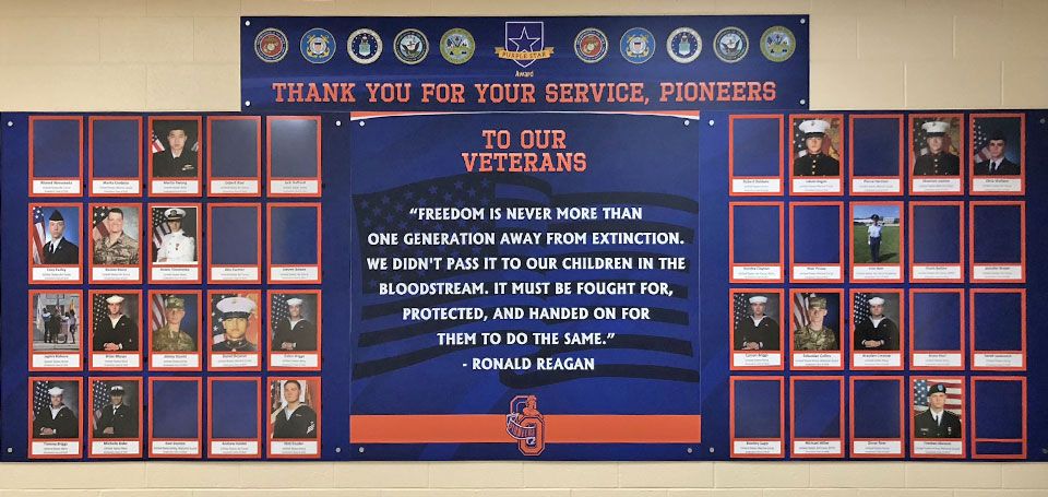 military recognition wall