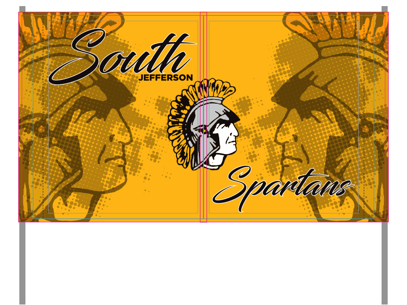 south spartans breakaway banner