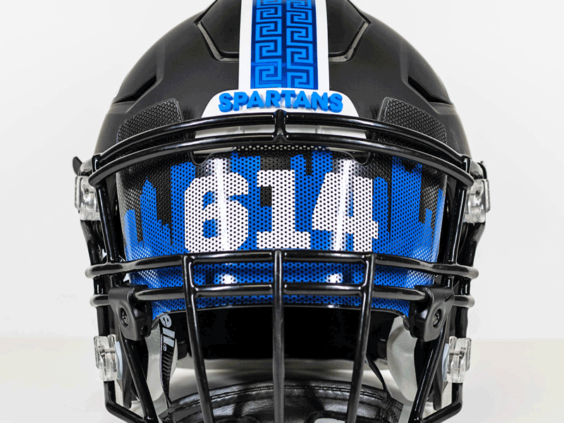 Custom made hot sale football helmets