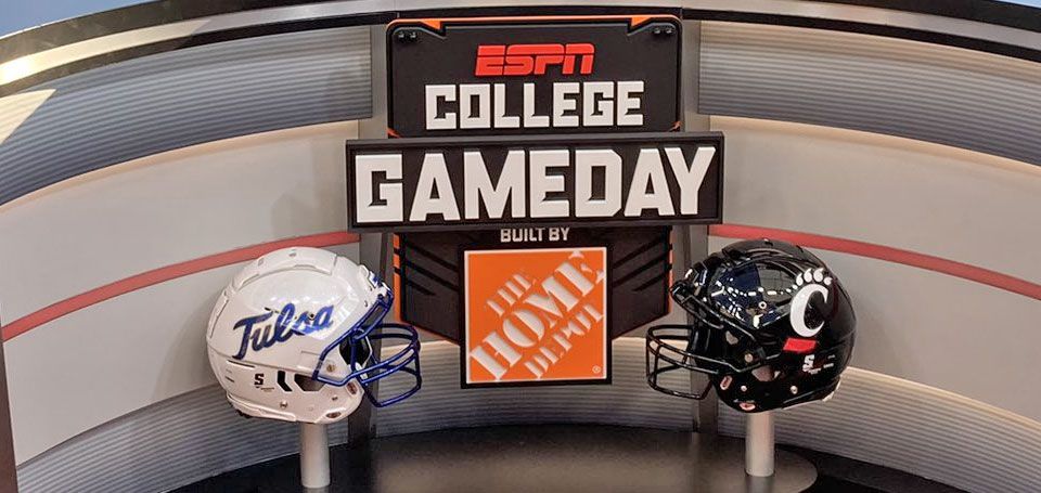 schoolpride® customers Tulsa and Cincinnati on ESPN College Game Day