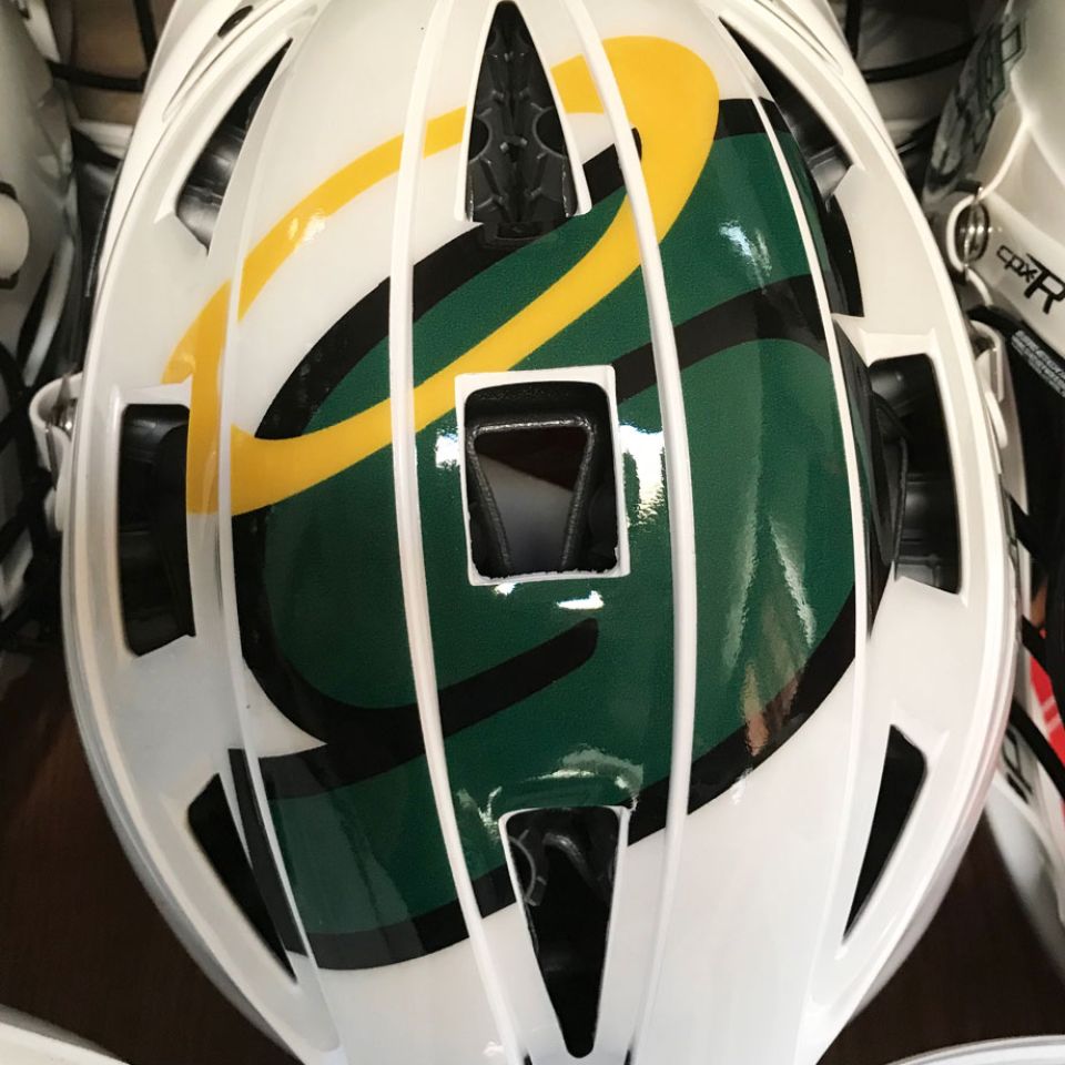 lacrosse helmet vents and mohawks helmet design