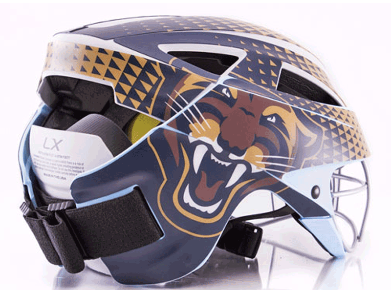 lacrosse helmet wrap cascade lx panther
