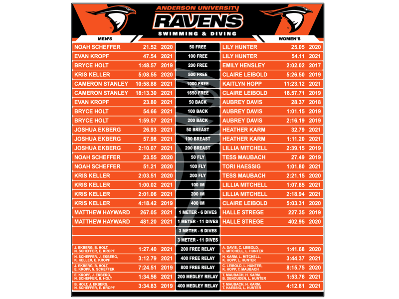 ravens swimming and diving board
