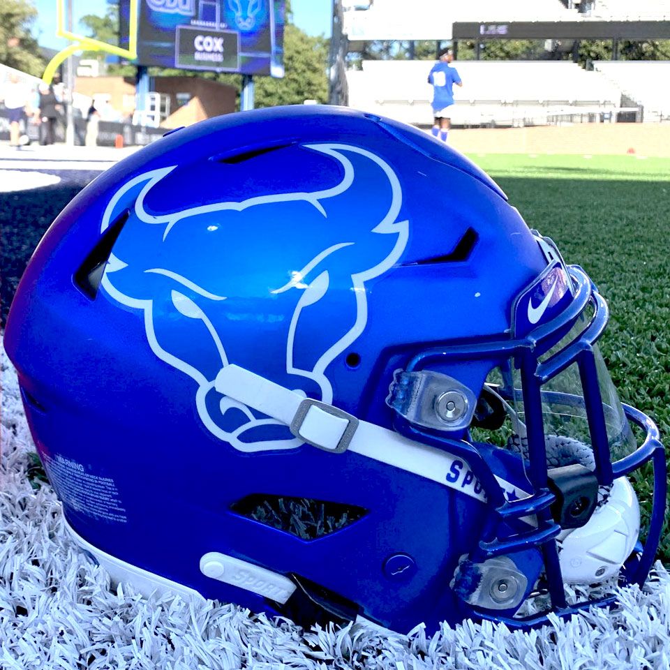 university at buffalo oversized football helmet decals