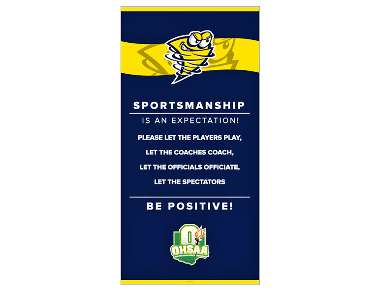 sportsmanship banner