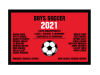 soccer team recognition with names banner
