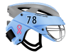 Women's Lacrosse cancer ribbons stickers