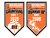 North Bend Central Championship Banners basketball and Track
