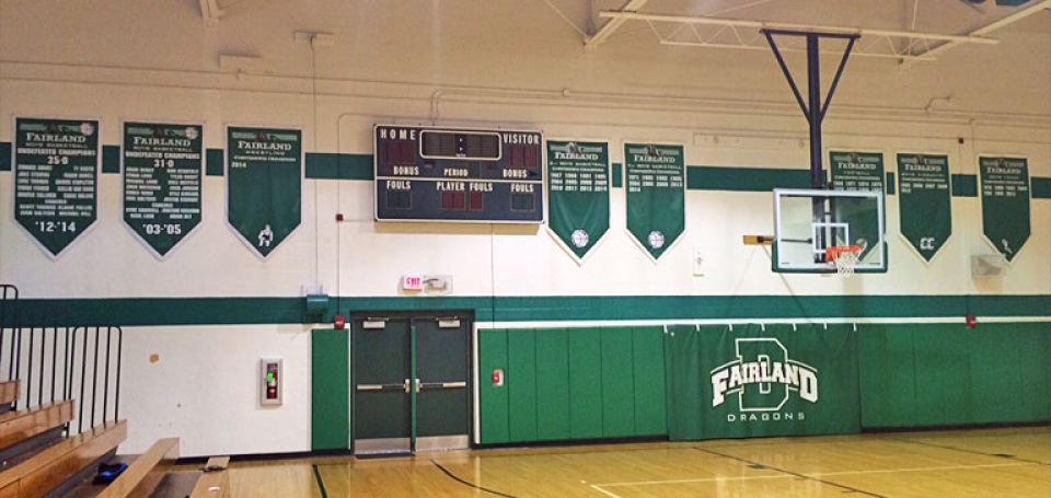 fairland high school add a year banners for sports championships