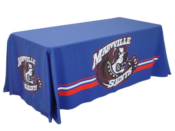Table Throw with front and side graphics