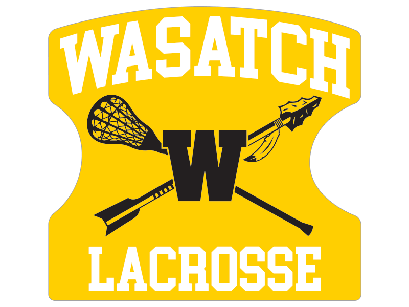 wasatch lacrosse window sticker